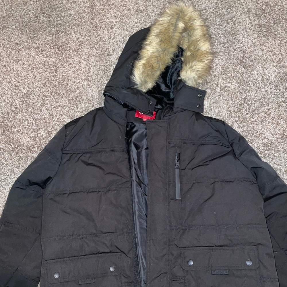 Guess xxl winter jacket with fur hood